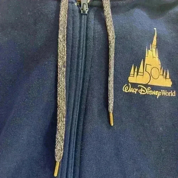 Walt Disney World 50th Anniversary Mickey
Mouse & Friends Ladies Zip Hoodie Med - Picture 5 of 14